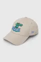 beżowy New Era czapka z daszkiem bawełniana Unisex