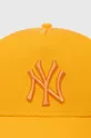 New Era czapka z daszkiem pomarańczowy