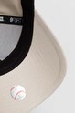 New Era czapka z daszkiem bawełniana beżowy 60435122