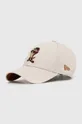μπεζ Βαμβακερό καπέλο του μπέιζμπολ New Era x Looney Tunes Unisex