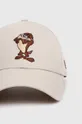 New Era czapka z daszkiem bawełniana x Looney Tunes beżowy