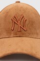 New Era șapcă de baseball din catifea 60435069 maro SS24