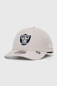 New Era czapka z daszkiem aplikacja szary 60435235