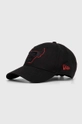 μαύρο Βαμβακερό καπέλο του μπέιζμπολ New Era Chicago Bulls Unisex