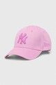 New Era berretto da baseball in cotone cotone rosa 60435214