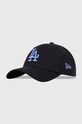Bavlněná baseballová čepice New Era LOS ANGELES DODGERS bavlna námořnická modř 60435204