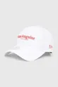 biały New Era czapka z daszkiem bawełniana Unisex