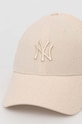 New Era czapka z daszkiem 60434977 beżowy SS24
