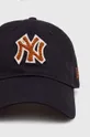 New Era șapcă de baseball din bumbac bleumarin