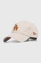 beige New Era berretto da baseball in cotone Unisex