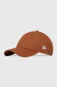 brązowy New Era czapka z daszkiem bawełniana Unisex