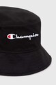 Pamučni šešir Champion 805975 crna SS24