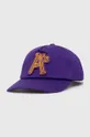 фіолетовий Бавовняна бейсболка Aries Column A Cap Unisex