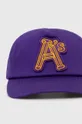 Βαμβακερό καπέλο του μπέιζμπολ Aries Column A Cap μωβ