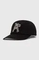 μαύρο Βαμβακερό καπέλο του μπέιζμπολ Aries Column A Cap Unisex