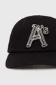 Aries cotton baseball cap Column A Cap black