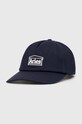 Aries cotton baseball cap Temple Cap overprint navy SUAR90016
