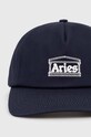 Bavlnená šiltovka Aries Temple Cap SUAR90016 tmavomodrá SS24