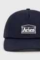 Aries czapka z daszkiem bawełniana Temple Cap granatowy