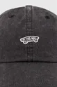 Vans czapka z daszkiem jeansowa Premium Standards Logo Curved Bill LX czarny