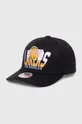 czarny Mitchell&Ness czapka z daszkiem z domieszką wełny NBA LOS ANGELES LAKERS Unisex