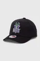czarny Mitchell&Ness czapka z daszkiem z domieszką wełny NBA MILWAUKEE BUCKS Unisex