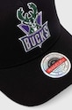Аксесуари Кепка з домішкою вовни Mitchell&Ness NBA MILWAUKEE BUCKS HHSSINTL1245.MBUBLCK чорний