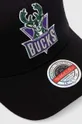 Mitchell&Ness czapka z daszkiem z domieszką wełny NBA MILWAUKEE BUCKS 82 % Akryl, 15 % Wełna, 3 % Elastan