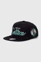 czarny Mitchell&Ness czapka z daszkiem z domieszką wełny NBA BOSTON CELTICS Unisex
