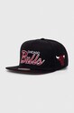 Mitchell&Ness czapka z daszkiem z domieszką wełny NBA CHICAGO BULLS z domieszką wełny czarny HHSS3280.CBUYYPPPBLCK