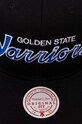 Mitchell&Ness cappello con visiera con aggiunta di cotone NBA GOLDEN STATE WARRIORS HHSS3280.GSWYYPPPBLCK nero SS24