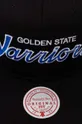 Кепка из смесовой шерсти Mitchell&Ness NBA GOLDEN STATE WARRIORS чёрный