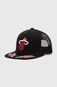 Šiltovka Mitchell&Ness NBA MIAMI HEAT ostatné čierna HHSS7016.MHEYYPPPBLCK