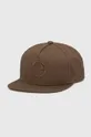 brązowy Mammut czapka z daszkiem bawełniana Unisex