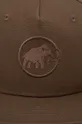 Mammut czapka z daszkiem bawełniana brązowy