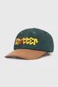 зелен Памучна шапка с козирка Butter Goods Big Apple 6 Panel Cap Унисекс