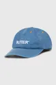niebieski Butter Goods czapka z daszkiem bawełniana Rounded Logo 6 Panel Cap Unisex