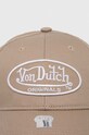 Von Dutch șapcă de baseball din bumbac 7030505 bej SS24
