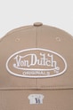 Von Dutch șapcă de baseball din bumbac 7030505 bej SS24