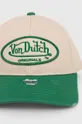 Von Dutch czapka z daszkiem bawełniana zielony