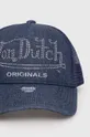 Von Dutch czapka z daszkiem granatowy