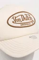 Von Dutch czapka z daszkiem beżowy