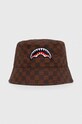 Sprayground palarie din bumbac bumbac maro SP14998BRW