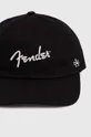 American Needle czapka z daszkiem bawełniana Fender czarny