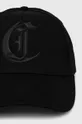 Just Cavalli czapka z daszkiem bawełniana czarny
