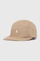 Norse Projects czapka z daszkiem bawełniana Twill 5 Panel Cap bawełna beżowy N80.0126.0966