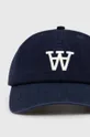 Βαμβακερό καπέλο του μπέιζμπολ Norse Projects Felt N Twill Sports Cap σκούρο μπλε