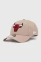 beige New Era baseball cap 9Forty Chicago Bulls Unisex