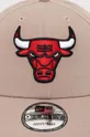 Шапка с козирка New Era 9Forty Chicago Bulls бежов