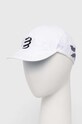 Шапка с козирка Compressport Pro Racing Cap други бял CU00003B